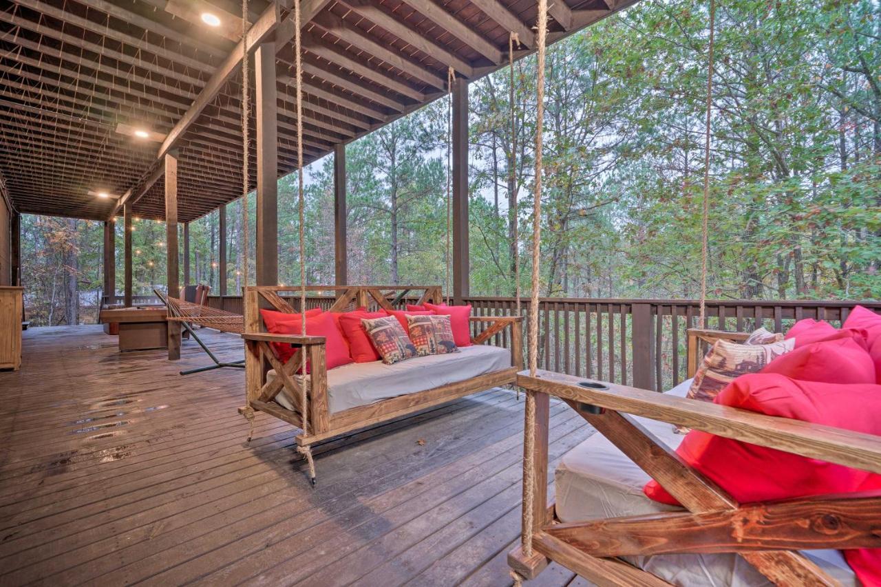 Broken Bow Cabin Deck With Hot Tub And Pool Table! ภายนอก รูปภาพ